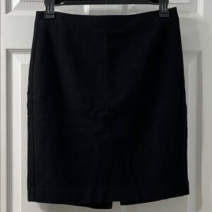 J. Crew Classic Black Pencil Skirt